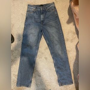 asos design mom jeans